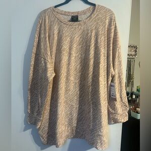Beige lounge wear tunic